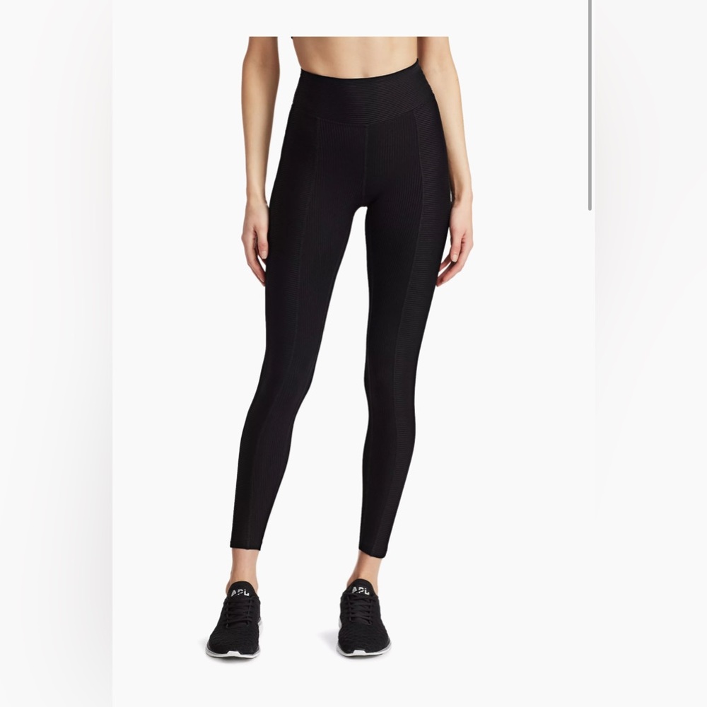 NWT l Year Of Ours‎ Black Ribbed 54 Athletic Leggings XS